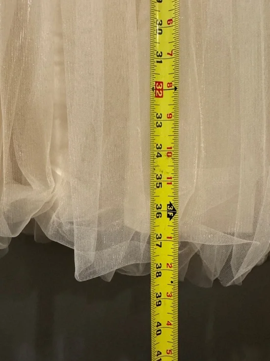 NWT Anthropologie Pinch Tiered Tulle  Overlay Skirt Sz L Ethereal Romantic Boho - Picture 13 of 16